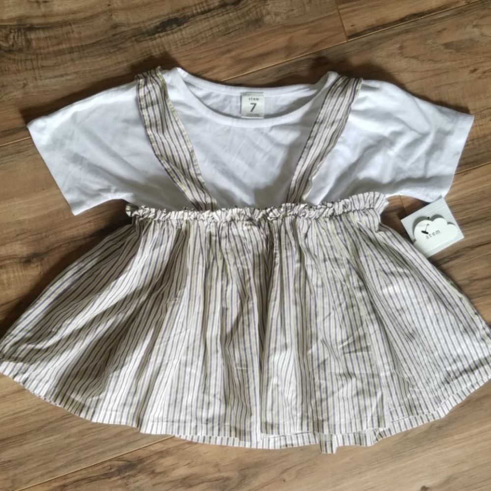 Stem Suspender Tunic Size 7 Nordstrom NWT